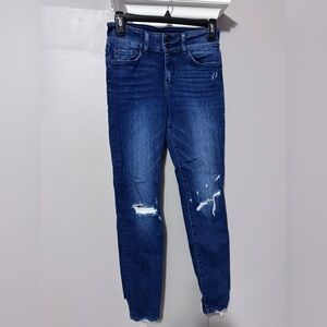 Flying monkey mid-rise ankle skinny